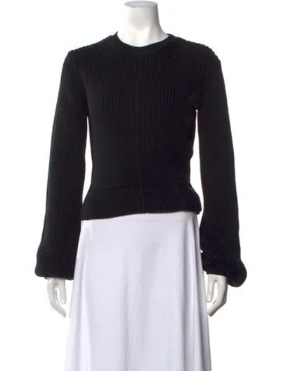 Pre-owned Marc Jacobs Wool Crew Neck Sweater In Blue