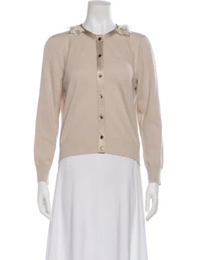 Pre-owned Marc Jacobs Wool Crew Neck Sweater In Neutral