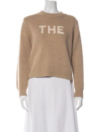 Pre-owned Marc Jacobs Wool Crew Neck Sweater In Neutral