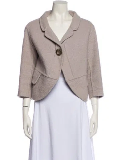 Pre-owned Marc Jacobs Wool Evening Jacket In Gray