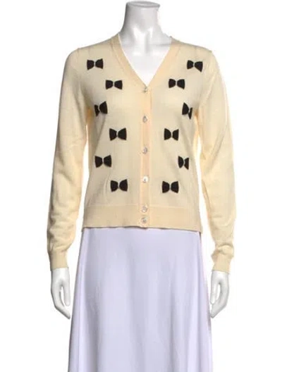 Pre-owned Marc Jacobs Wool Graphic Print Sweater In Neutrals