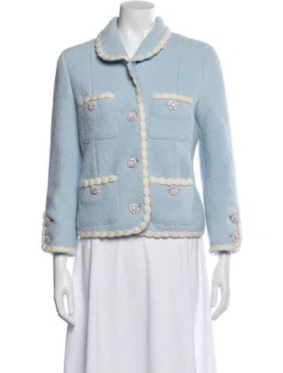 Pre-owned Marc Jacobs Wool Jacket In Blue
