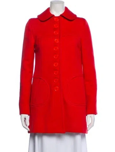 Pre-owned Marc Jacobs Wool Jacket In Red