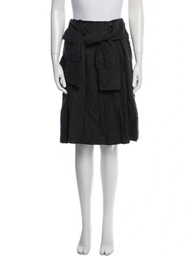 Pre-owned Marc Jacobs Wool Knee-length Skirt In Black