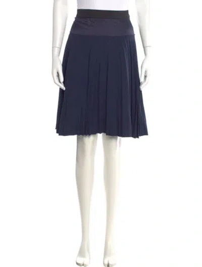 Pre-owned Marc Jacobs Wool Knee-length Skirt In Blue