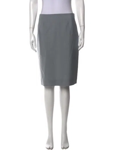 Pre-owned Marc Jacobs Wool Knee-length Skirt In Grey