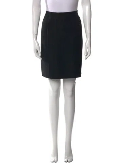 Pre-owned Marc Jacobs Wool Long Skirt In Black