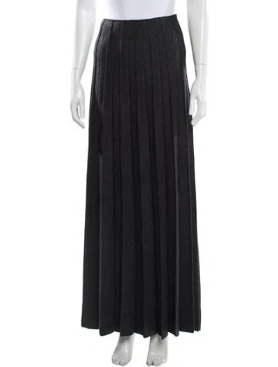 Pre-owned Marc Jacobs Wool Long Skirt In Gray