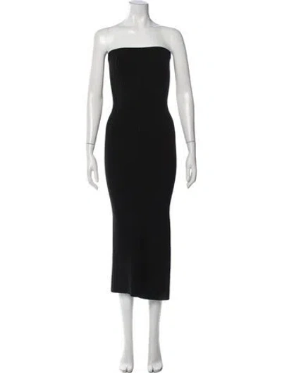 Pre-owned Marc Jacobs Wool Midi Length Dress In Black