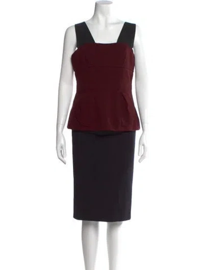 Pre-owned Marc Jacobs Wool Midi Length Dress In Multi