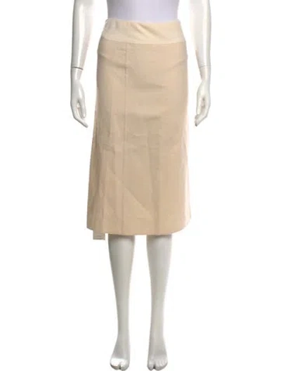 Pre-owned Marc Jacobs Wool Midi Length Skirt In Neutral