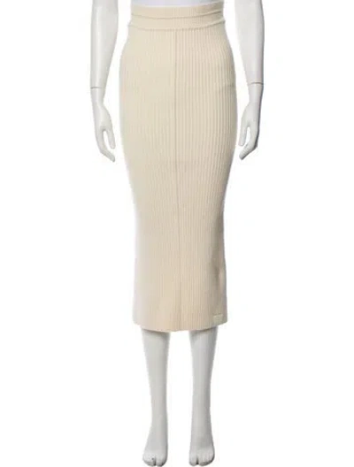 Pre-owned Marc Jacobs Wool Midi Length Skirt In Neutrals
