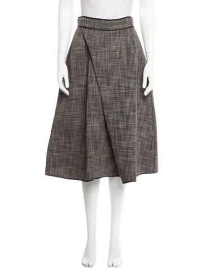 Pre-owned Marc Jacobs Wool Midi Length Skirt In Neutrals