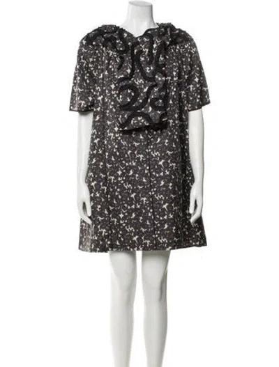 Pre-owned Marc Jacobs Wool Mini Dress In Multi