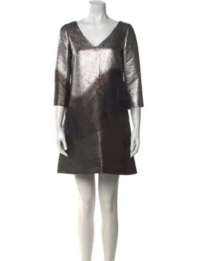 Pre-owned Marc Jacobs Wool Mini Dress W/ Tags In Gray