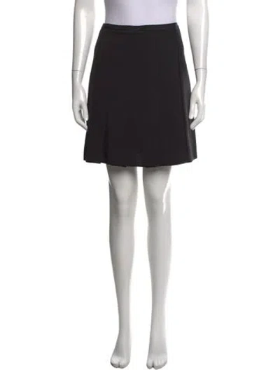 Pre-owned Marc Jacobs Wool Mini Skirt In Black