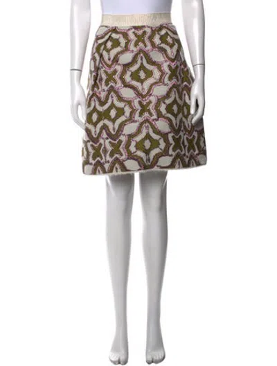 Pre-owned Marc Jacobs Wool Mini Skirt In Neutrals