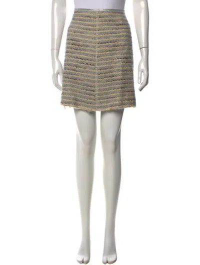 Pre-owned Marc Jacobs Wool Mini Skirt In Neutrals