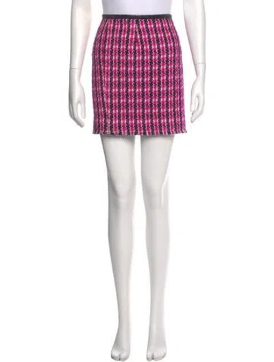 Pre-owned Marc Jacobs Wool Mini Skirt In Pink