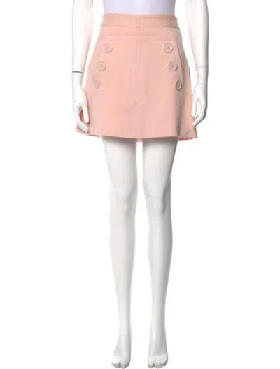 Pre-owned Marc Jacobs Wool Mini Skirt In Pink