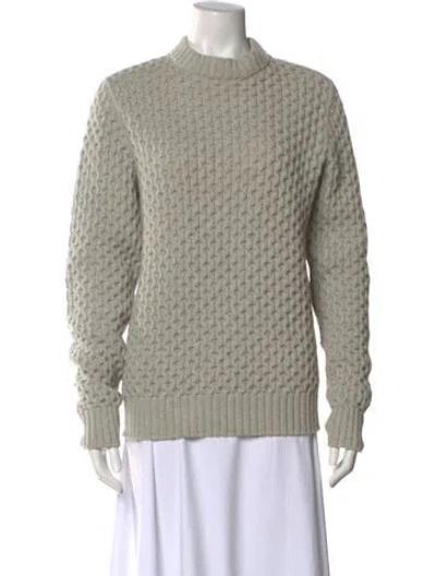 Pre-owned Marc Jacobs Wool Mock Neck Sweater In Neutral