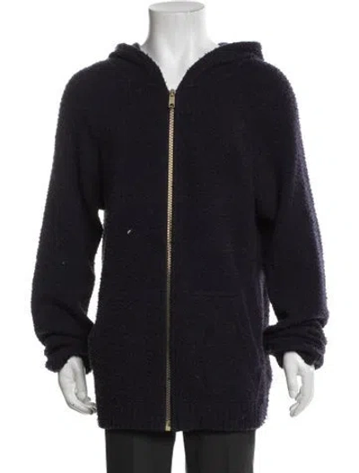 Pre-owned Marc Jacobs Wool Open Front Cardigan In Purple