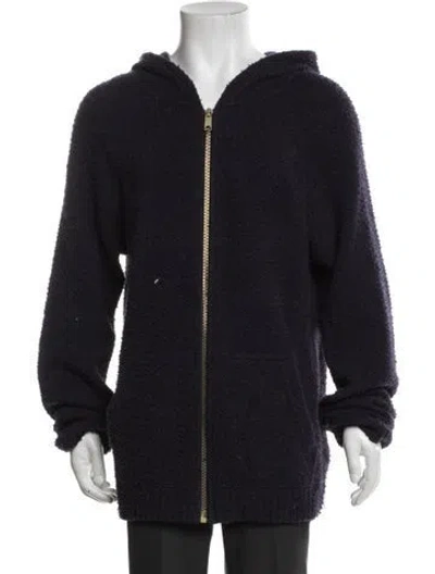 Pre-owned Marc Jacobs Wool Open Front Cardigan In Purple
