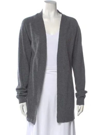 Pre-owned Marc Jacobs Wool Open Front Sweater In Gray