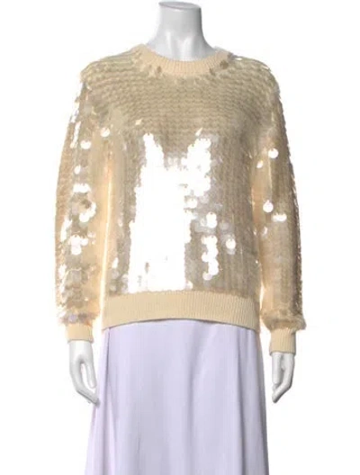Pre-owned Marc Jacobs Wool Patterned Sweater In Neutral
