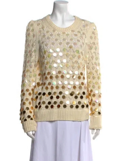 Pre-owned Marc Jacobs Wool Printed Sweater W/ Tags In Neutral