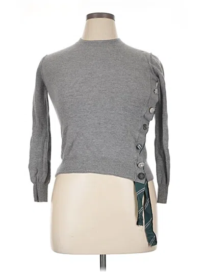 Pre-owned Marc Jacobs Wool Pullover Sweater In Gray