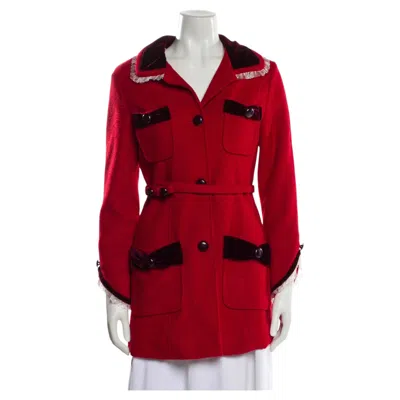 Pre-owned Marc Jacobs Wool Red Jacket