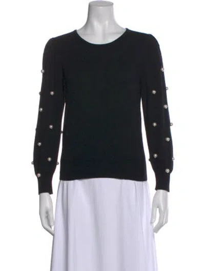 Pre-owned Marc Jacobs Wool Scoop Neck Sweater In Black