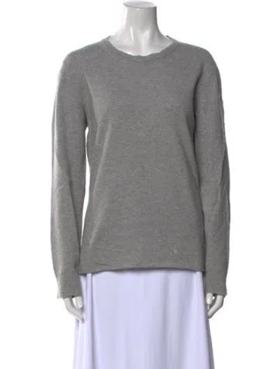 Pre-owned Marc Jacobs Wool Scoop Neck Sweater In Gray