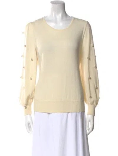 Pre-owned Marc Jacobs Wool Scoop Neck Sweater In Neutral