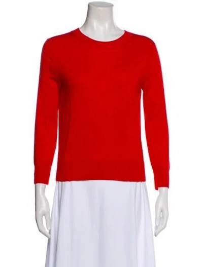 Pre-owned Marc Jacobs Wool Scoop Neck Sweater In Red