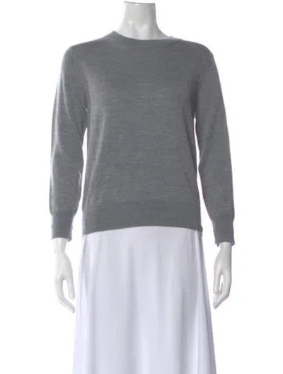 Pre-owned Marc Jacobs Wool Scoop Neck Sweater W/ Tags In Gray