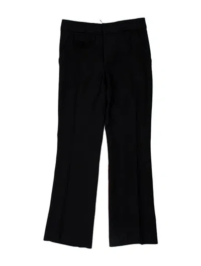 Pre-owned Marc Jacobs Wool Straight Leg Pants In Black