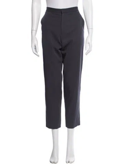 Pre-owned Marc Jacobs Wool Straight Leg Pants In Grey