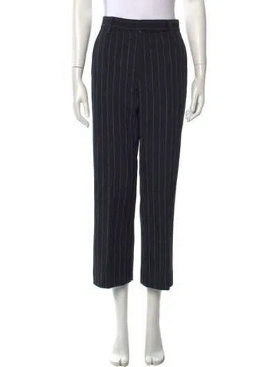Pre-owned Marc Jacobs Wool Straight Leg Pants W/ Tags In Black