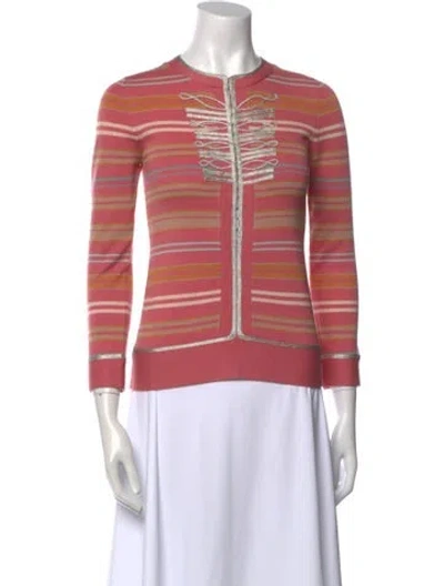 Pre-owned Marc Jacobs Wool Striped Sweater