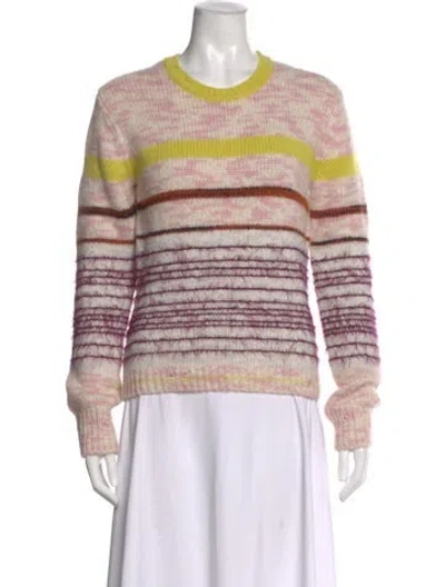 Pre-owned Marc Jacobs Wool Striped Sweater In Pink