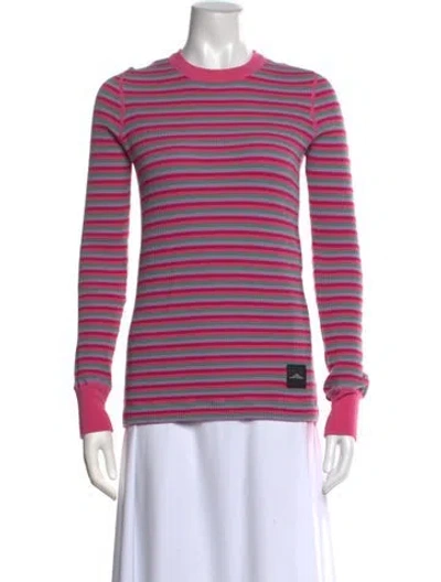 Pre-owned Marc Jacobs Wool Striped Sweater In Pink