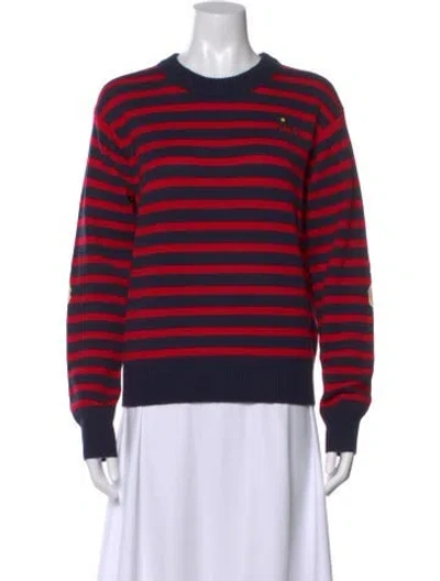 Pre-owned Marc Jacobs Wool Striped Sweater W/ Tags In Multi