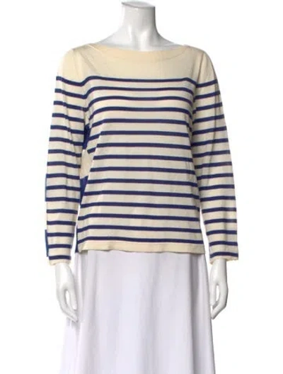 Pre-owned Marc Jacobs Wool Striped Top In Neutral