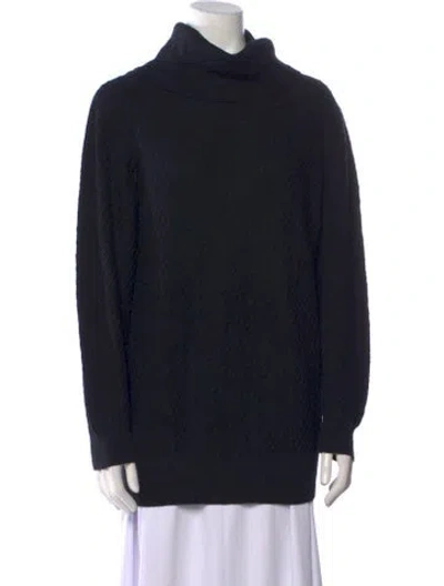 Pre-owned Marc Jacobs Wool Turtleneck Sweater In Black