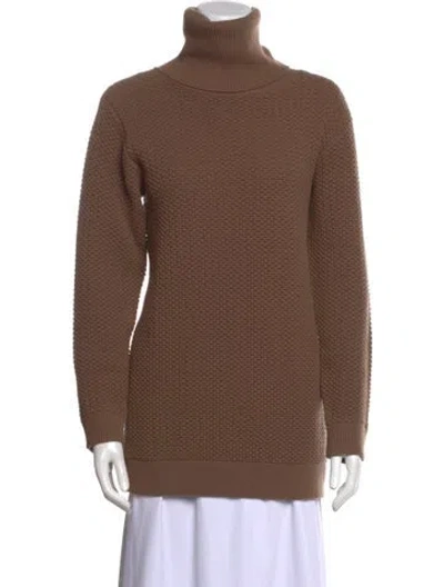 Pre-owned Marc Jacobs Wool Turtleneck Sweater In Orange