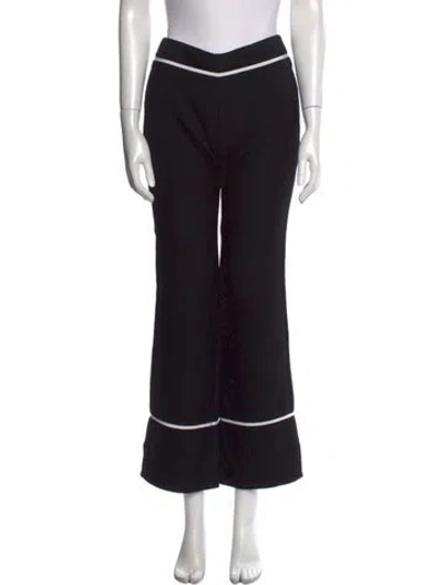 Pre-owned Marc Jacobs Wool Wide Leg Pants W/ Tags In Black