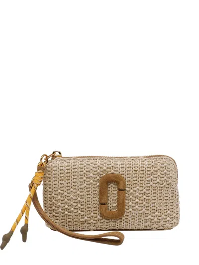 Marc Jacobs The Summer Zipper Clutch In Neutral