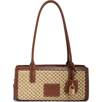 Marc Jacobs Woven Satchel Shoulder Bag In Brown